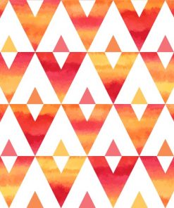 Abstract Tropical Sunset Triangles